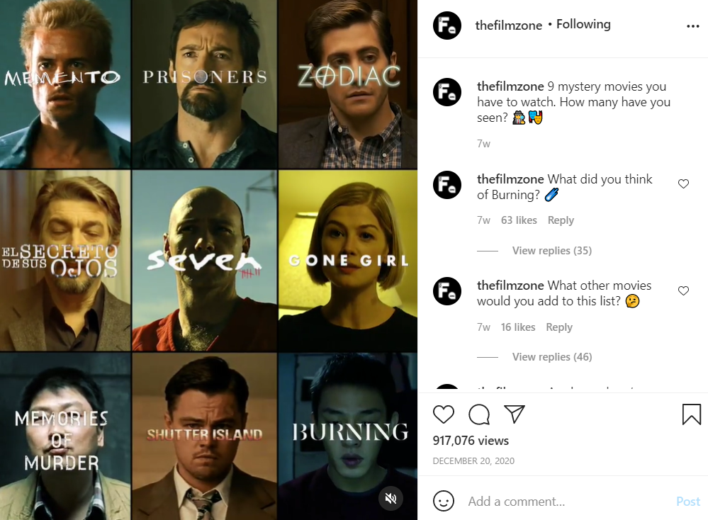 Film Severlere 10 Instagram Hesabı Önerisi